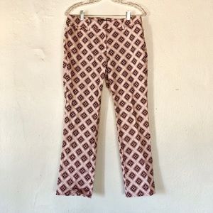 New York & Co. Mid-Rise Patterned Trousers